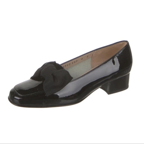 Salvatore Ferragamo Shoes - Ferrargamo Patent Leather Block Heels